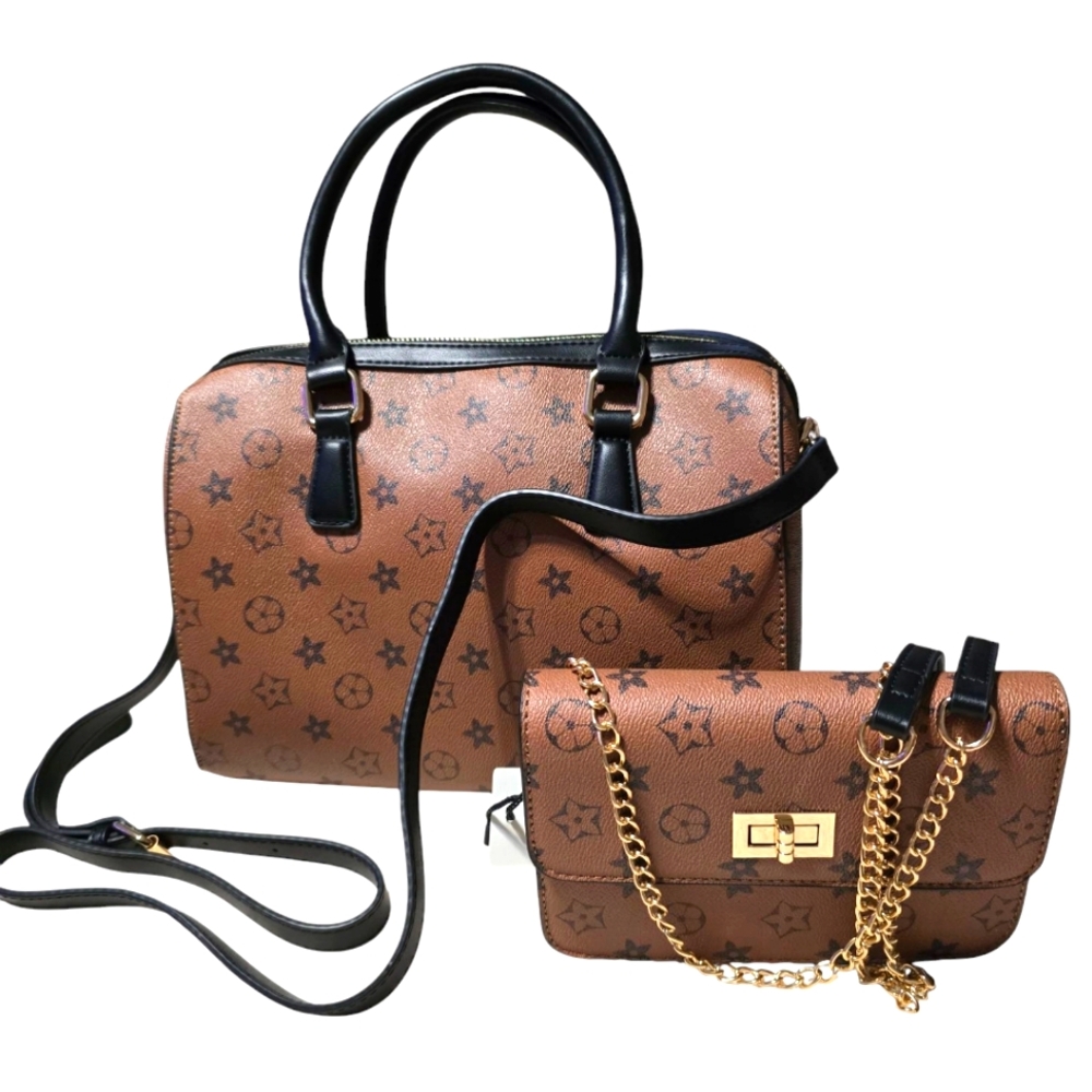 2-1 Handbag and Crossbody Set